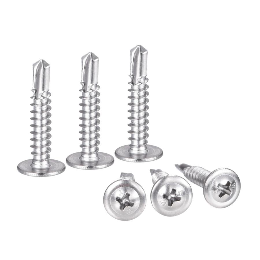 Uxcell フィリップスヘッドセルフタッピングネジ 410ステンレス鋼 セルフドリル板金ねじ 10x25 Mm 50個 ux0292 ソウテン 通販 Yahoo ショッピング