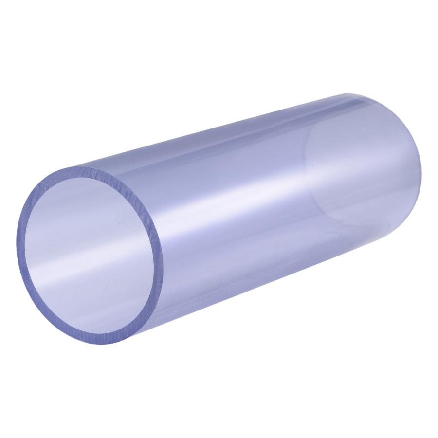 uxcell リジッドラウンドパイプ PVC 55mm内径 63mm外径 200mm ハイ