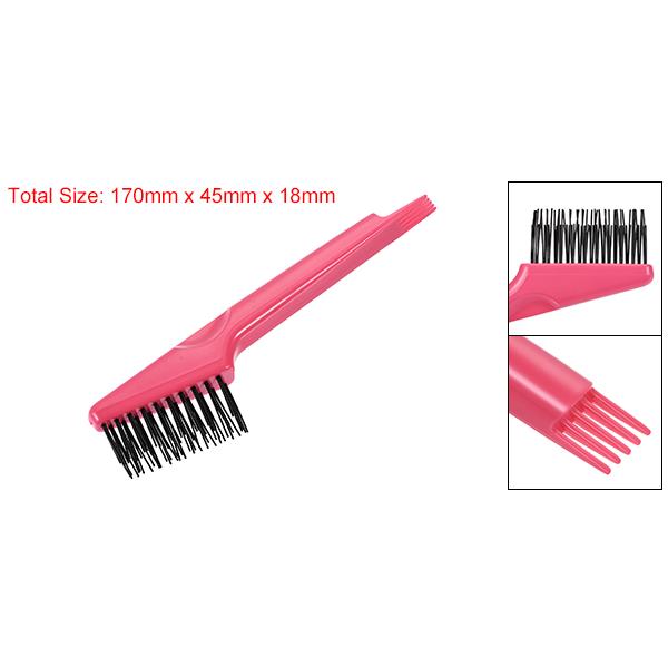 uxcell ヘアブラシクリーニングツール ミニコームリムーバー 毛ブラシの洗浄用 家庭用 ピンク｜soten｜02