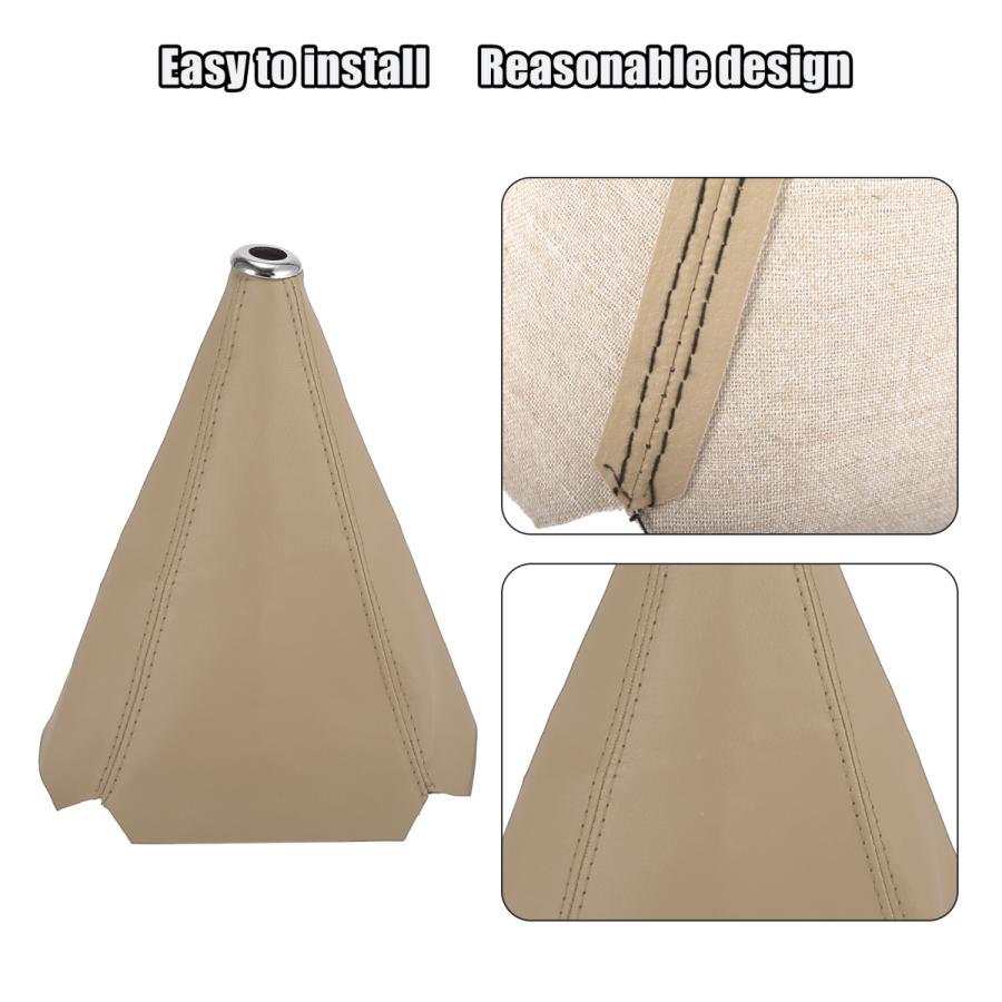 X AUTOHAUX シフトブーツカバー防塵 ユニバーサル 車両用 PUレザー