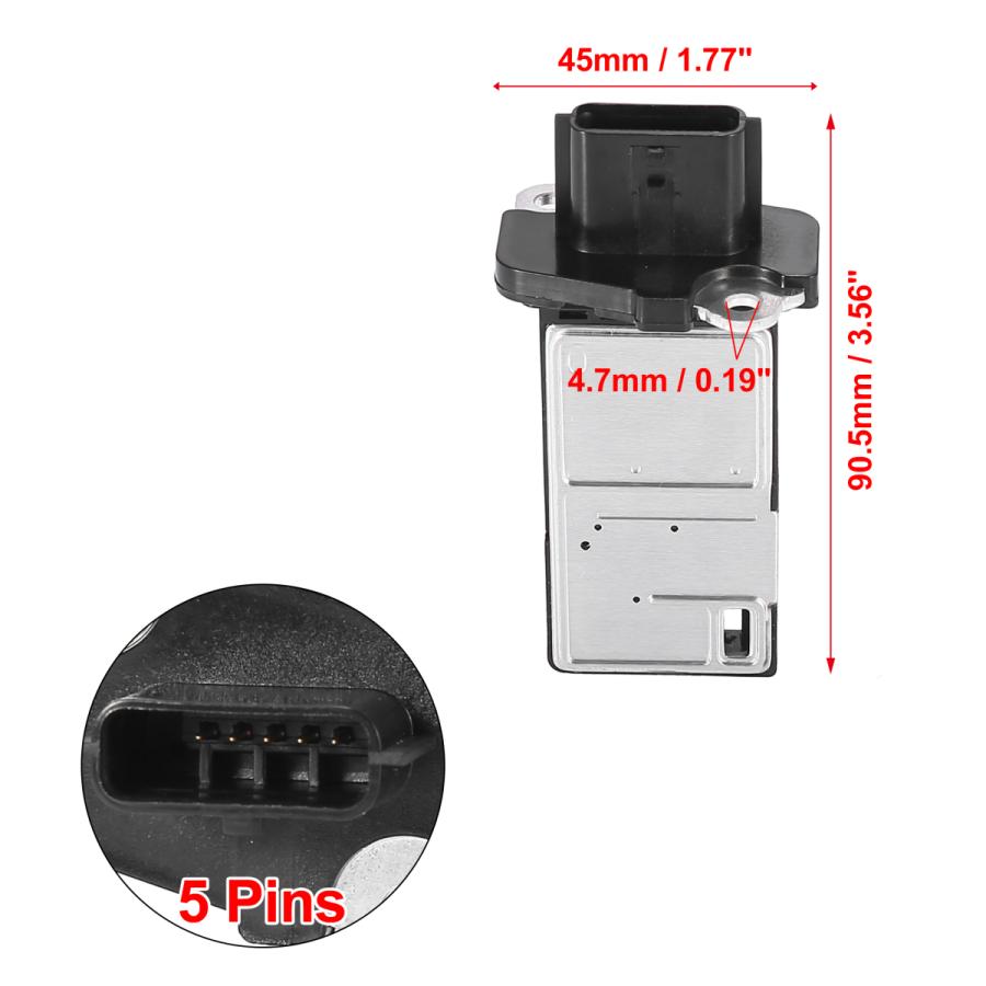 X AUTOHAUX MAFマスエアフローメーターセンサー 226807S000 AFH70M38 Nissanに対応 Versaに対応