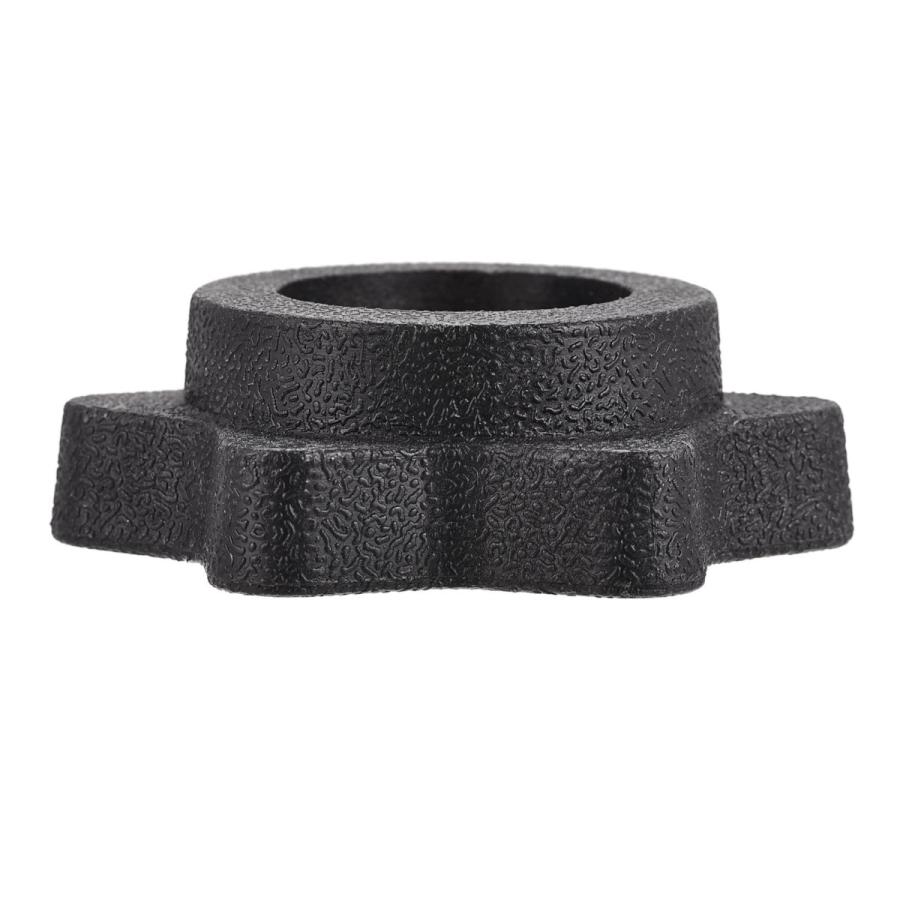 uxcell ダンベル六角ナット プラスチック 滑り止め スピンロックカラー