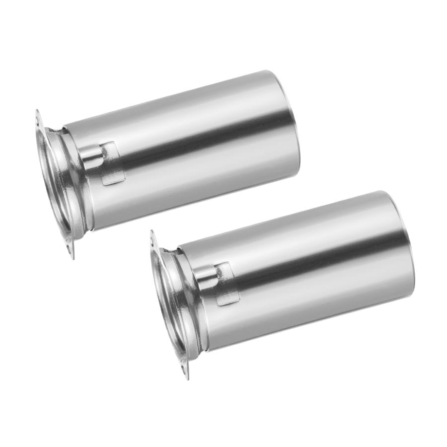 uxcell 9ピンセラミック真空管ソケットバルブ 53mm アルミニウム