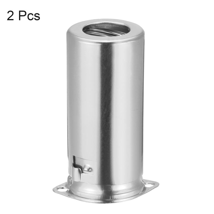 uxcell 9ピンセラミック真空管ソケットバルブ 53mm アルミニウム