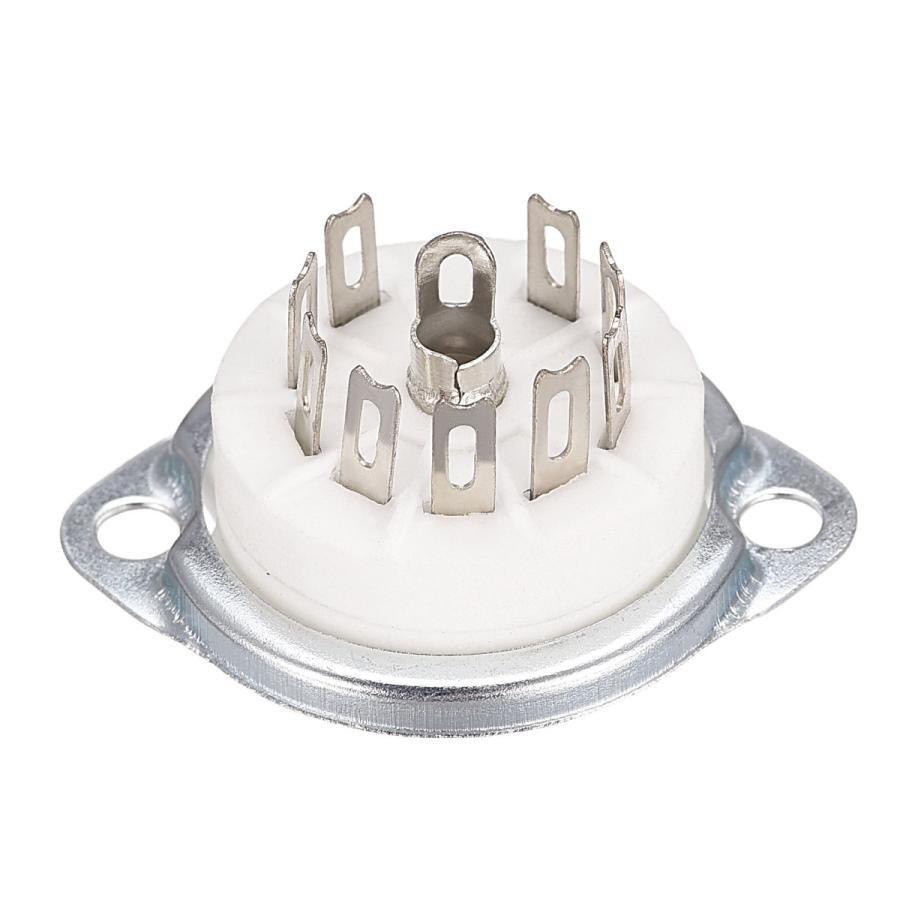 uxcell 9ピン真空管ソケット セラミック製管ソケット 真空管用ソケット