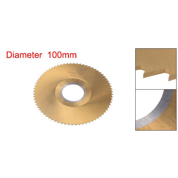 uxcell 丸鋸ブレード 直径100mm 厚さ1mm 72歯 M35 コバルト 高速度鋼 チタンコーティングフライス盤 27mmアーバー付き 銅用｜soten｜02