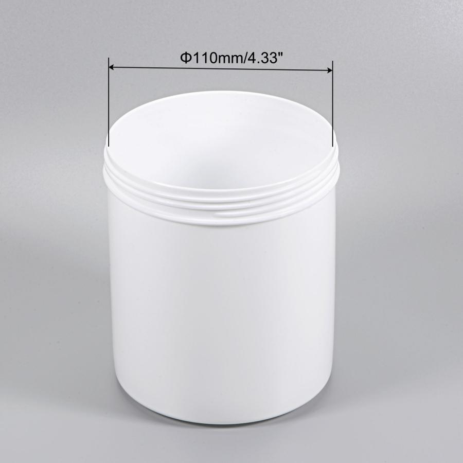 ドラム缶　リメイク　ダストペール　　　ペイント　ホワイト　蓋付き uxcell プラスチックペイントペール 塗料缶 ペイント缶 シール蓋付き