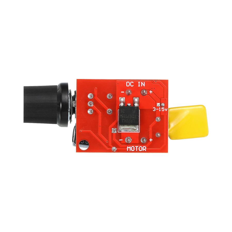 uxcell モーターコントローラー 変圧器 速度調整 スイッチ DC 3-35V 5A