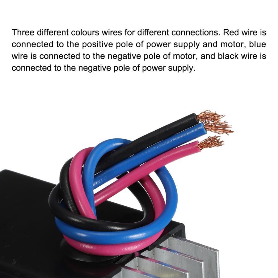 uxcell ユニバーサルDCモーター速度コントローラー DC 12v 24v