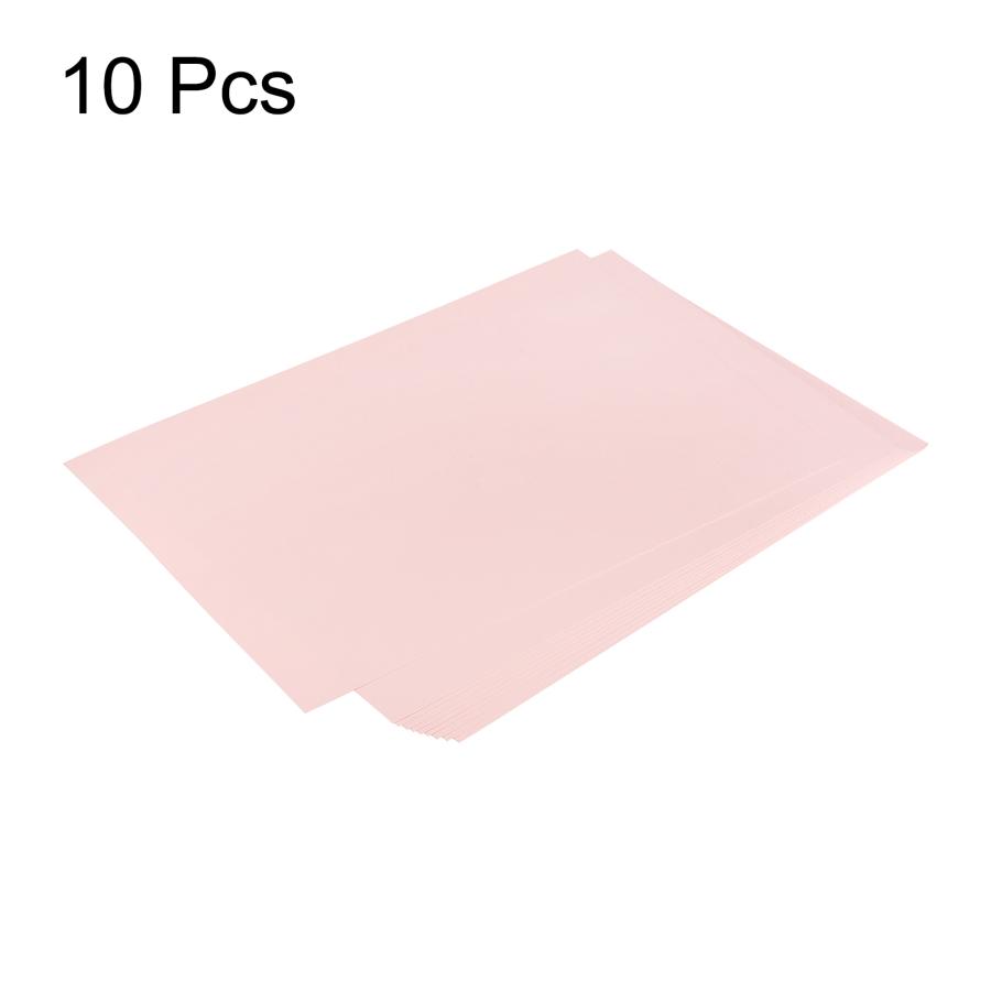 uxcell カードストックペーパー スクラップブックペーパー 新年カード用　ライトピンク　92 Lb/250gsmズ21cm×29.7cm　10個｜soten｜04