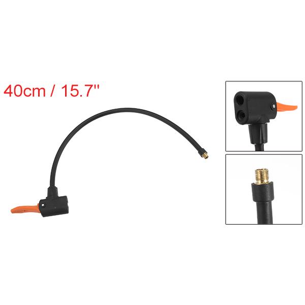 X AUTOHAUX フレキシブル銅ゴムチューブ タイヤバルブコネクトパイプ エアチャックインフレータコンプレッサーポンプト 長さ40 cm|soten|02