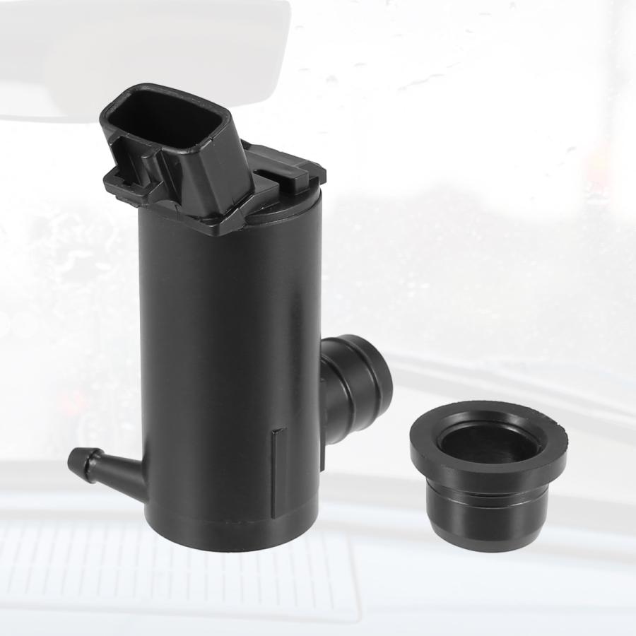 uxcell フロントガラスウォッシャーモーターポンプ グロメット付き