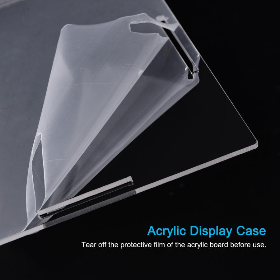 uxcell アクリルディスプレイケース プラスチックボックス キューブ