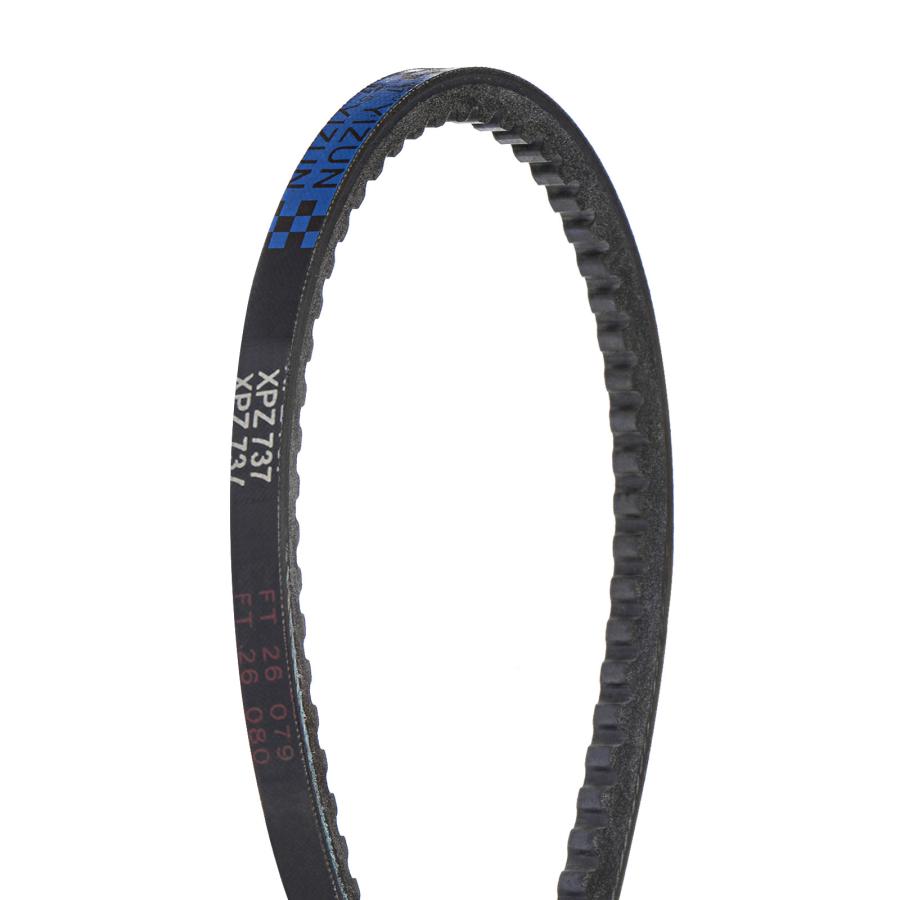 uxcell Vベルト ドライブベルト XPZ737 737 mmピッチ長さ ゴム 動力