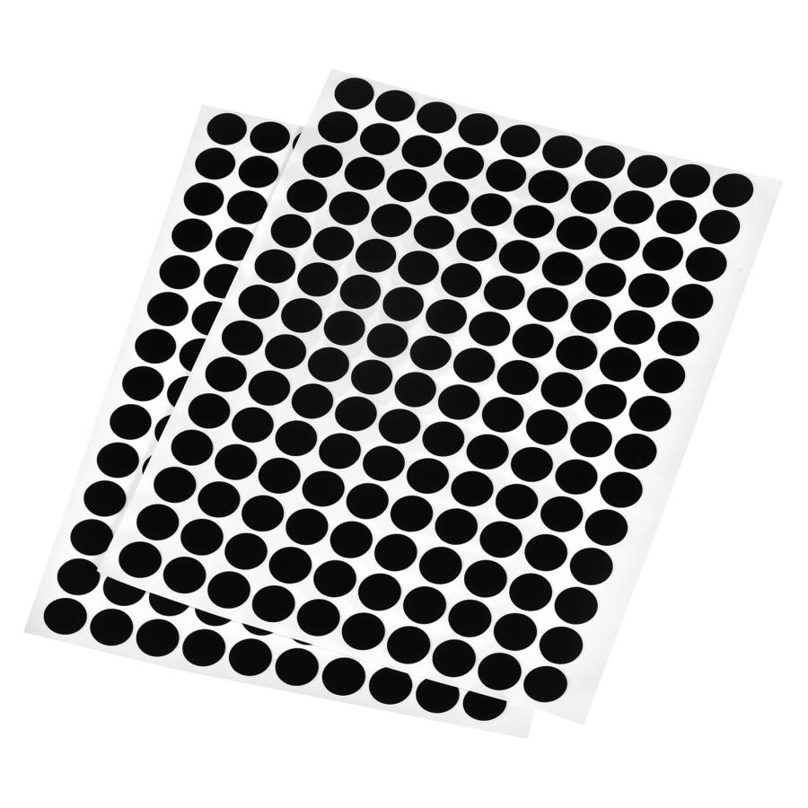 uxcell ネジ穴カバーシール 12 mm直径 PVC 自己接着カバーキャップ