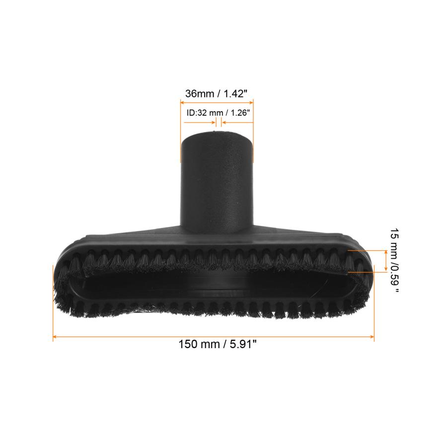 PATIKIL 32 mm 真空ホースブラシアタッチメント PP 掃除機ホースフロアブラシ交換 フロアカーペット用｜soten｜03