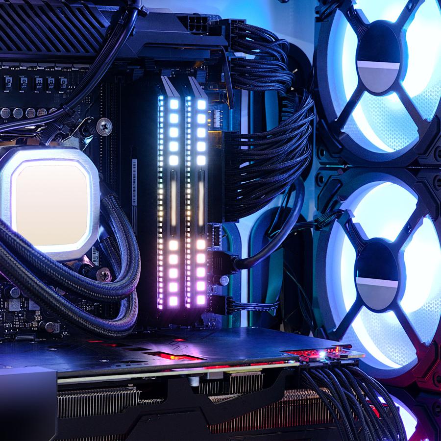 uxcell PCファン電源分岐ケーブル 4ピンIDEから4x4ピンファン