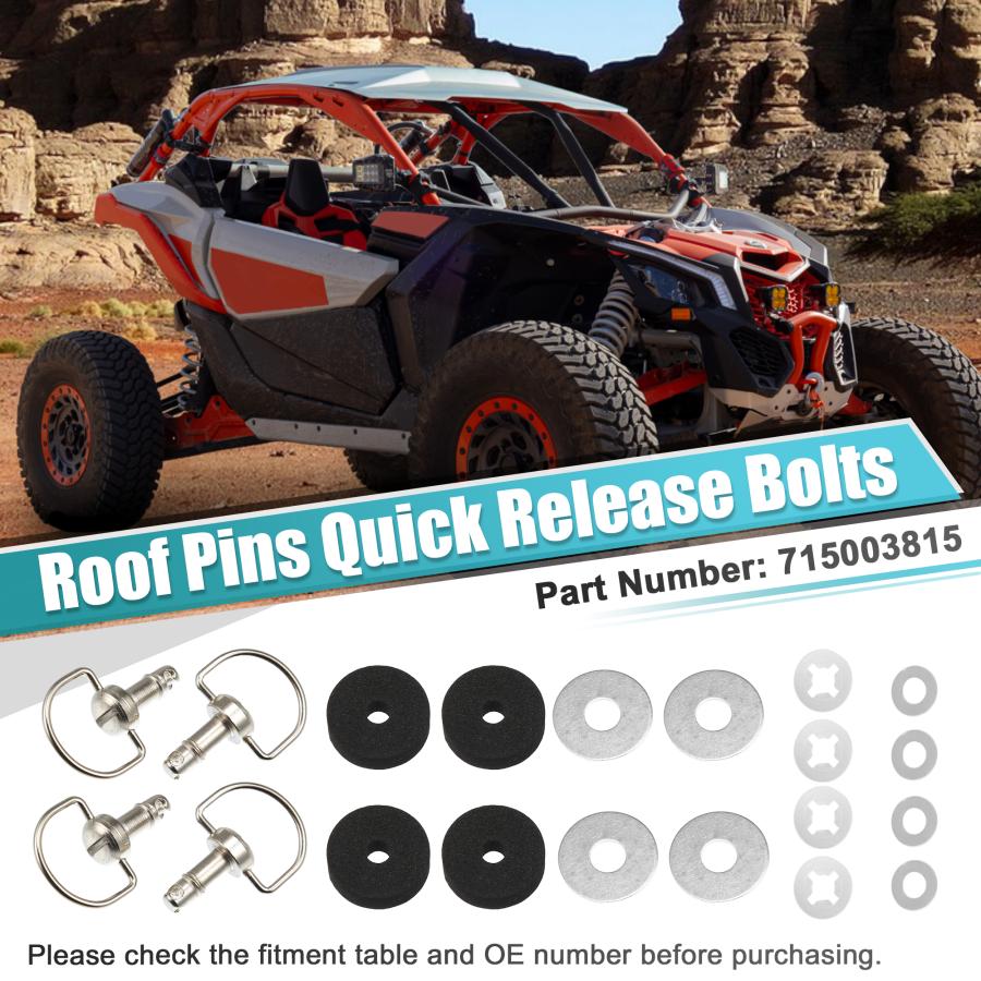 uxcell ルーフピンクイックリリースボルト Canに対応 Am Maverick X3に対応 20172023に対応 715003815