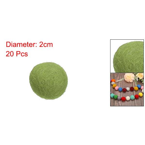 PATIKIL ウールフェルトボールビーズ 羊毛フェルト ウール生地 2cm 20mm ダークグリーン ホームクラフト 手芸プロジェクトDIY 20個 材料、資材 PATIKIL ウールフェルトボールビーズ 羊毛フェルト ウール生地 cm 30 mm ホワイト ホームクラフト 手芸プロジェクトDIY用 5個