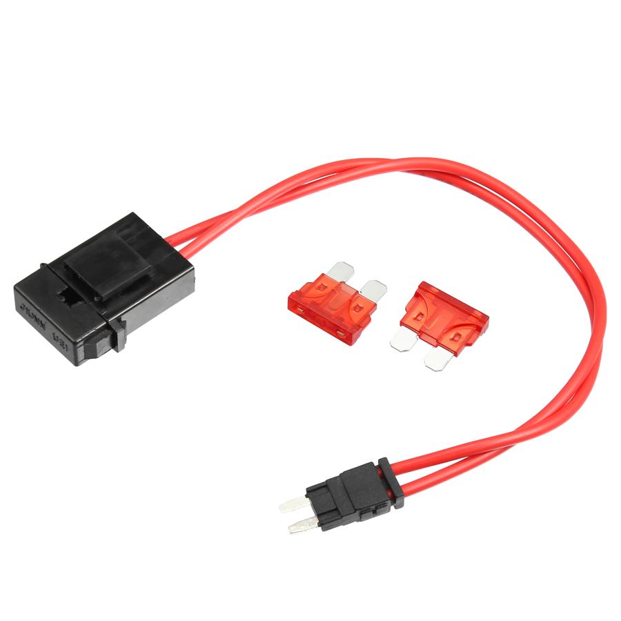 uxcell 32V ミニヒューズアダプタータップヒューズキット 10Aブレードスタイルヒューズ2個付き 車 ボート用 a22120800ux0140ソウテン 通販 Yahoo