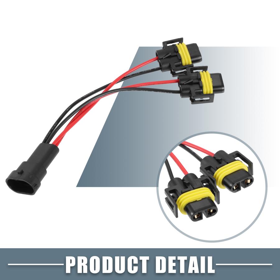 A ABSOPRO H11 H8 H9オストランスファーメススプリッタコネクタ