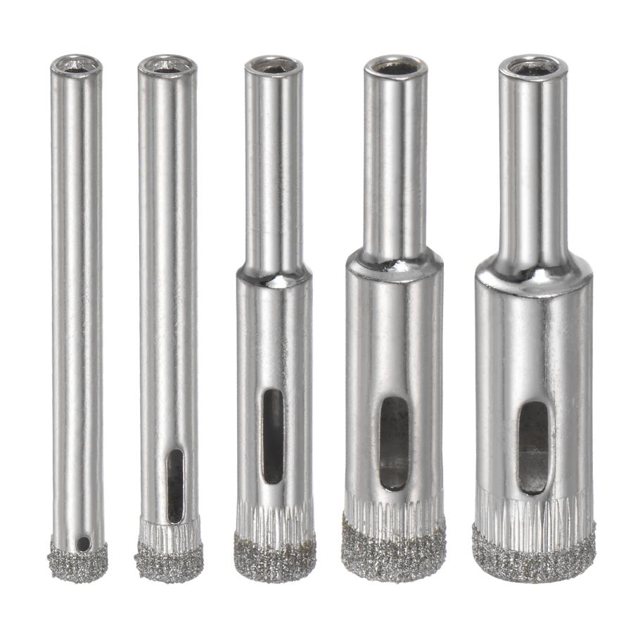 ARTUドリルビット15ピースセット2客 uxcell ダイヤモンドドリルビットセット 5mm-12mm 中空ドリルビット