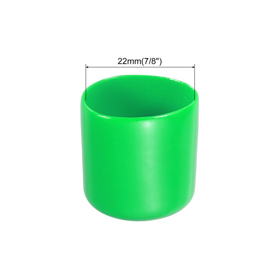 uxcell ゴム製エンドキャップカバー PVC ビニール ネジプロテクター ラウンド ネジボルトパイプフェンス支柱用 30個 22mm グリーン｜soten｜03