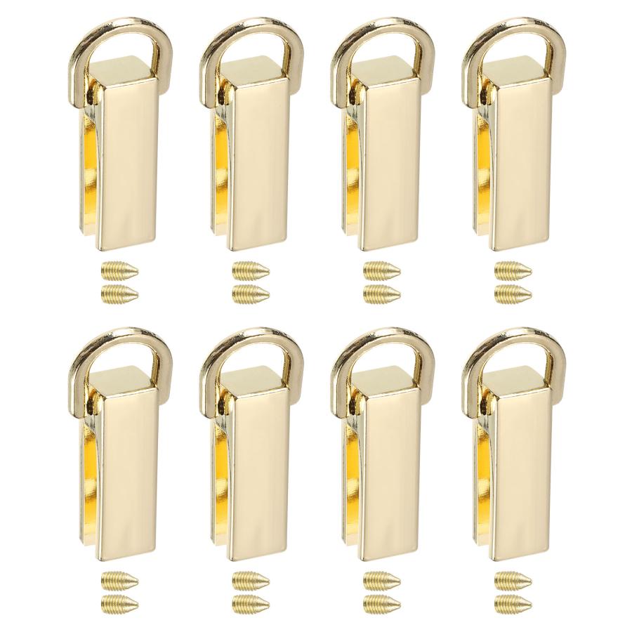 uxcell バッグサイドクリップバックル 7mm 金属製 吊り下げ