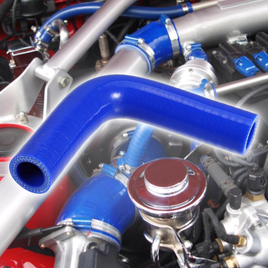 X AUTOHAUX シリコンホース 内径19mm 90度エルボ エンジン用 耐寒 耐久