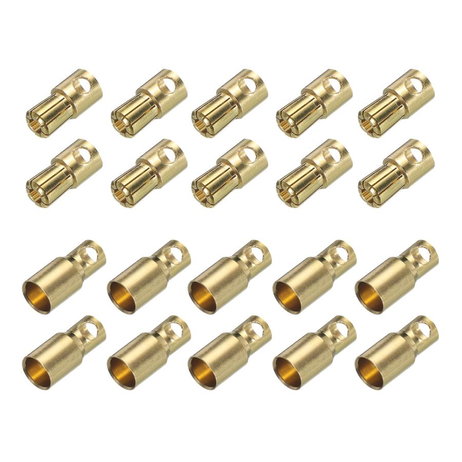 uxcell バナナプラグコネクタ 6mm オス メス バナナプラグ スピーカー