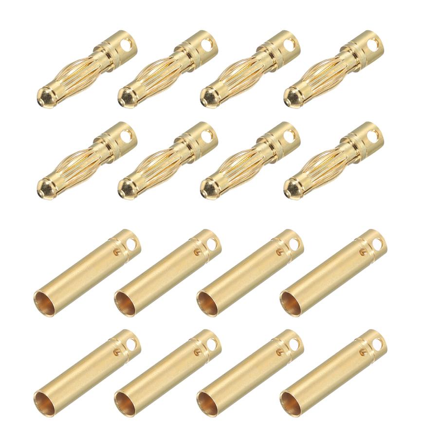 uxcell バナナプラグコネクタ 4mm オス メス バナナプラグ スピーカー
