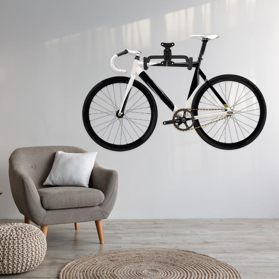 uxcell PATIKIL 自転車壁掛けガレージ 横型自転車ラック 調節可能な 