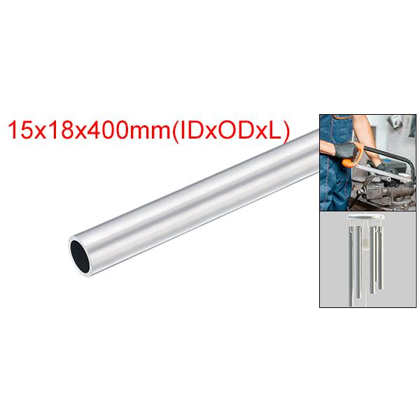 uxcell 6063 アルミニウム丸パイプ 外径18mm 内径15mm 長さ400mm 産業