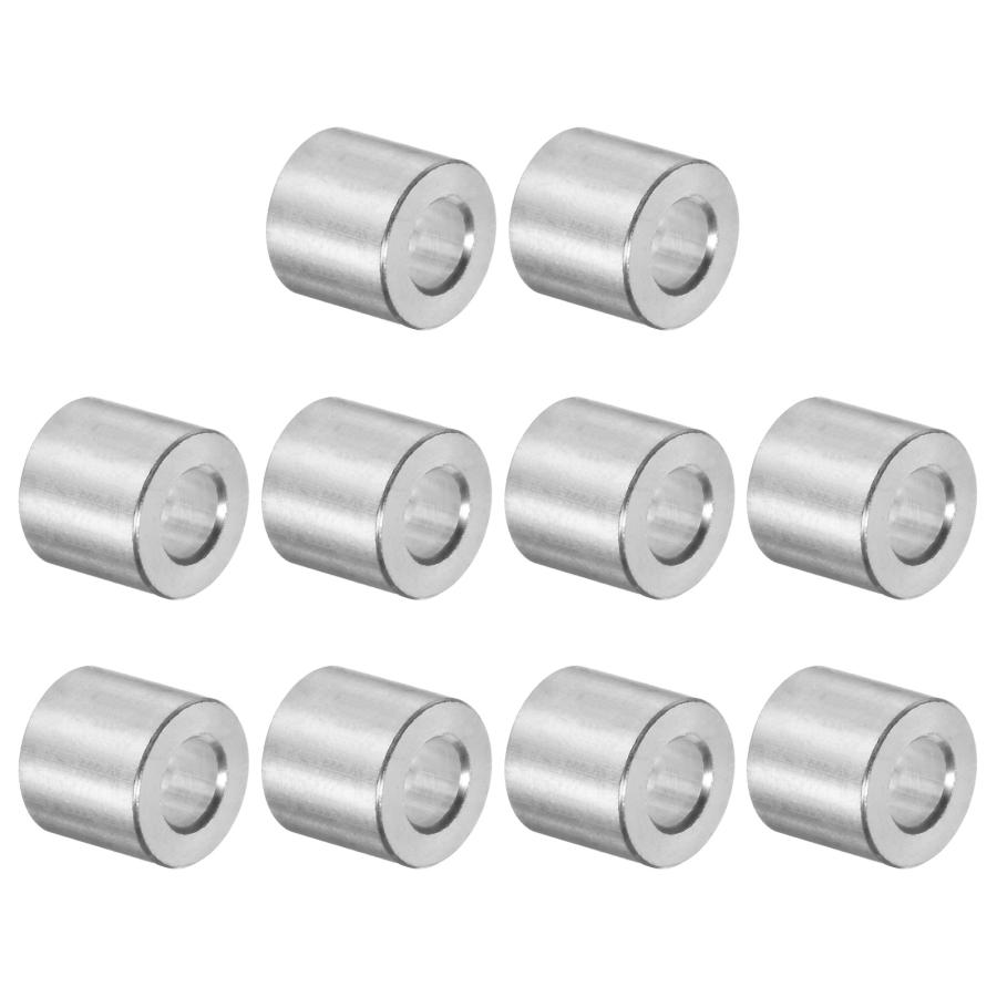 uxcell 10個 アルミスペーサー 内径5mm 外径10mm 長さ10mm M5ネジ