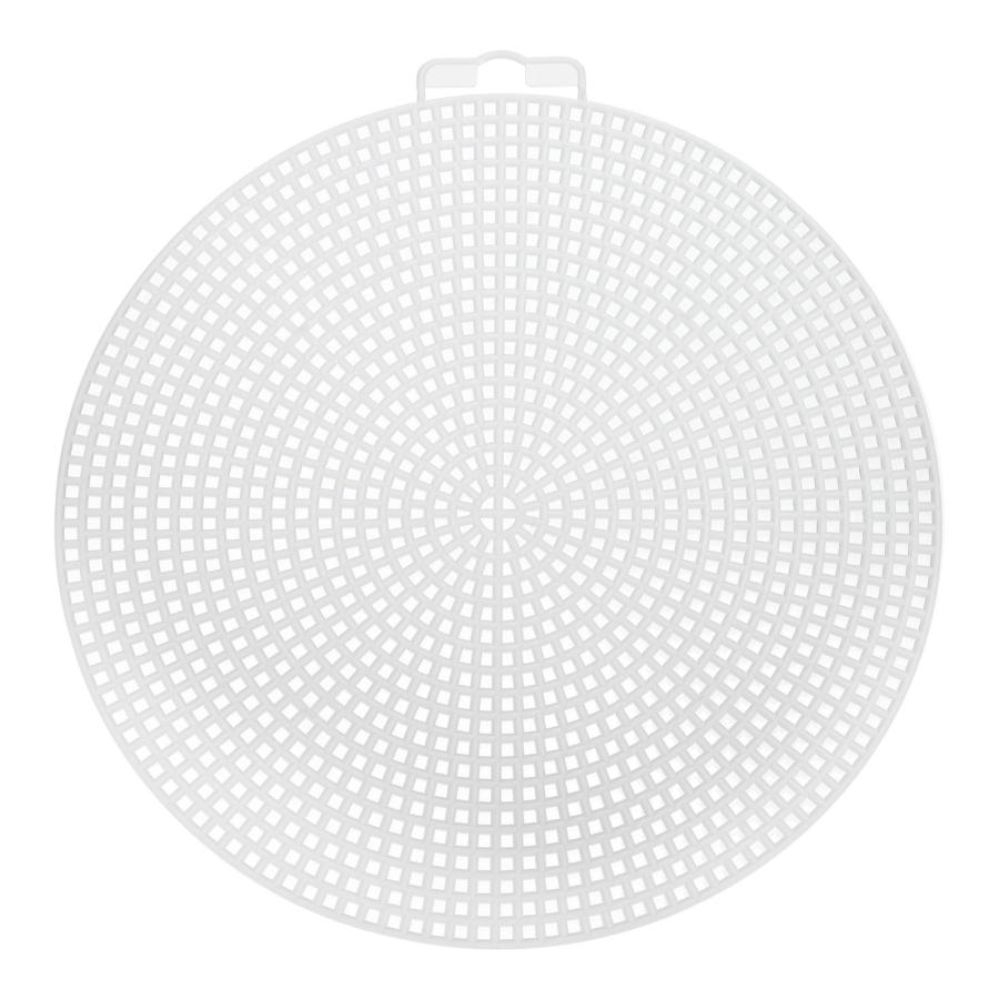 uxcell 10個 丸いプラスチックキャンバスメッシュシート 直径5.79