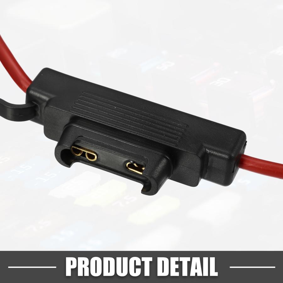 A ABSOPRO ヒューズホルダー 最大40A ブレードスタイルヒューズ 10AWG