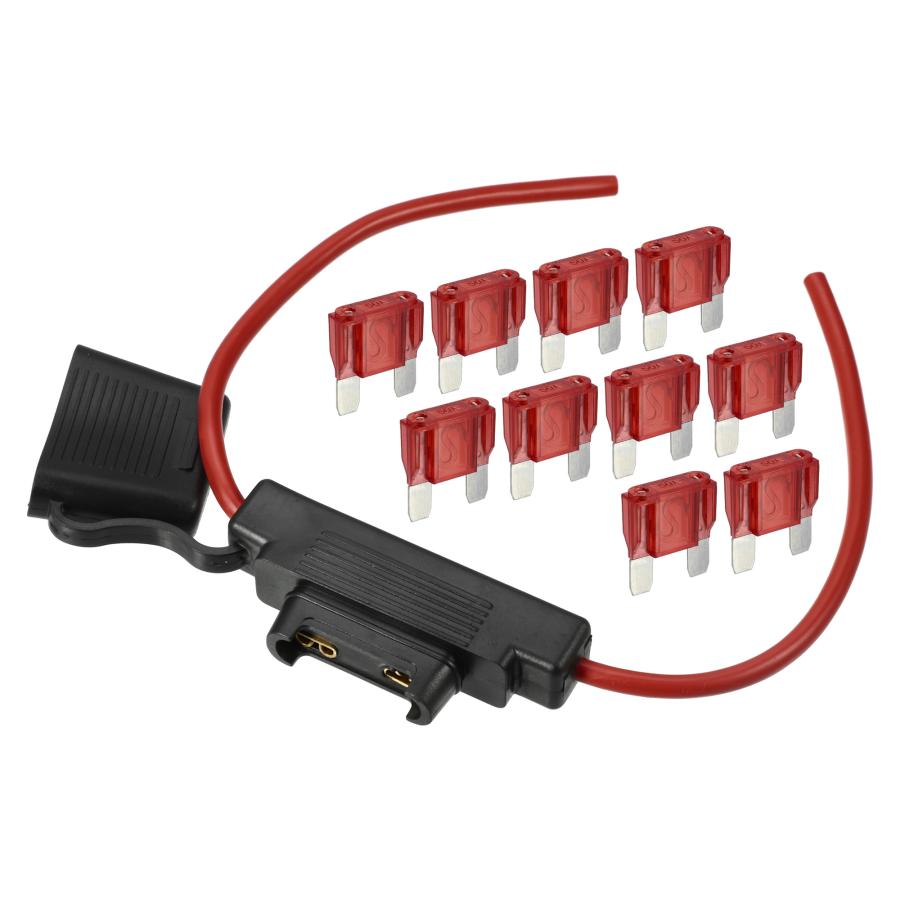 A ABSOPRO ヒューズホルダー 最大50A ブレードスタイルヒューズ 10AWG