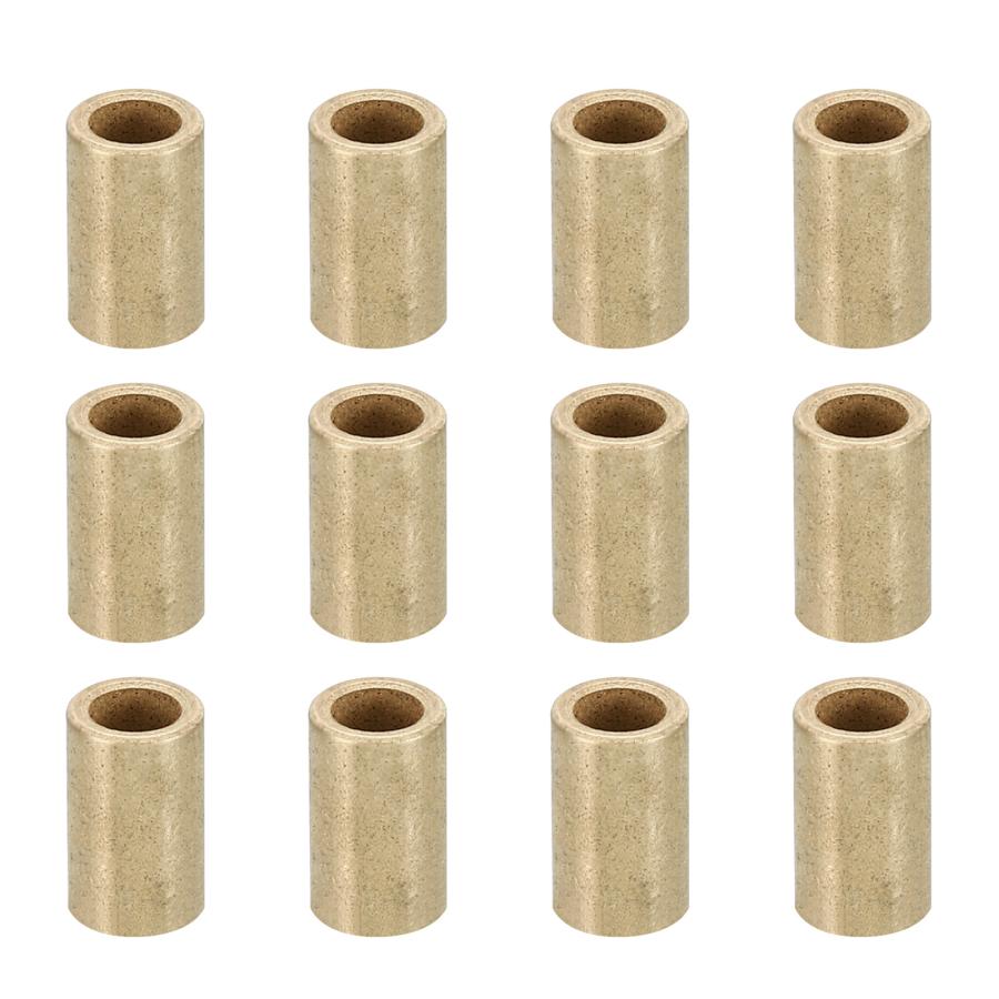 PATIKIL M4真鍮スペーサー 12個入り 4mm内径×6mm外径×10mm長 M4ネジ用