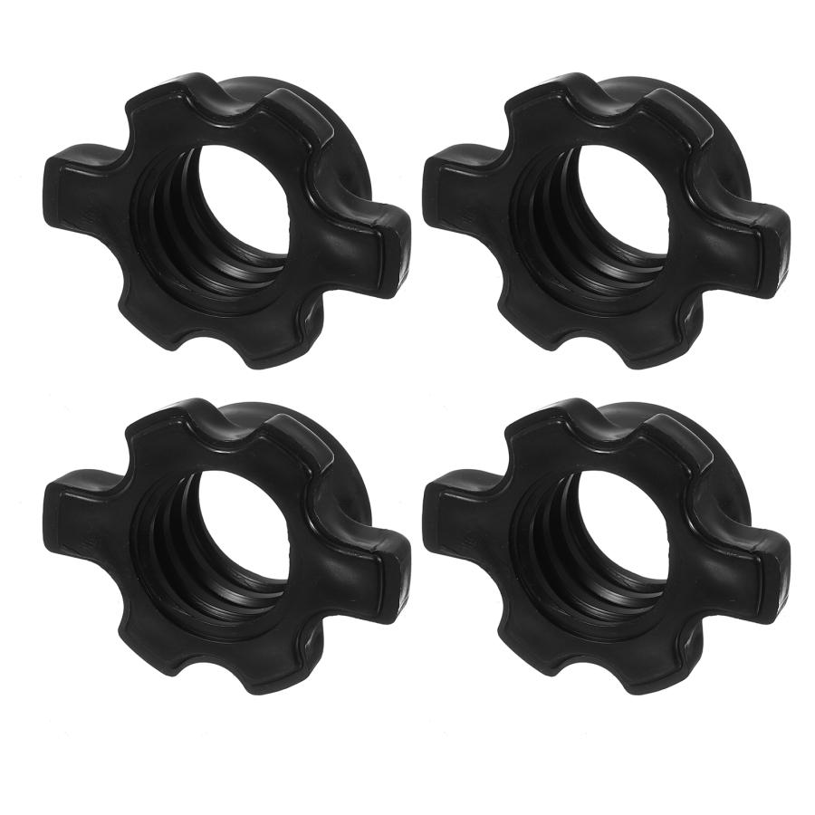 uxcell ダンベルバーナットバーベルネジ スピンロックカラーネジ 六角