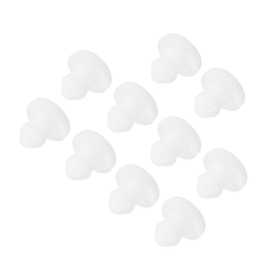 uxcell 穴埋めキャップ シリコーン製スナップ式ロッキングホールプラグ