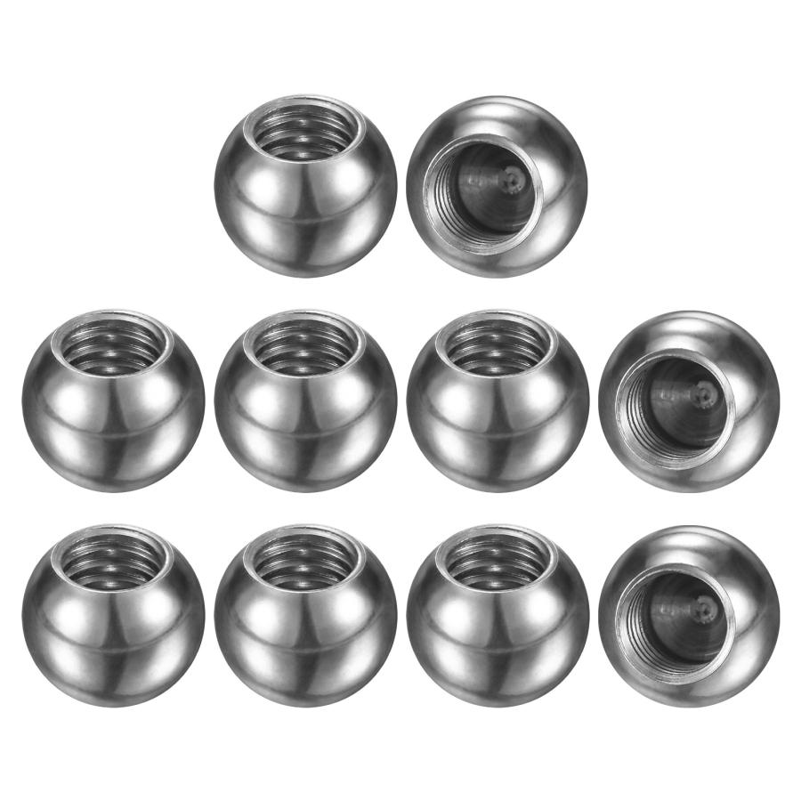 M METERXITY 10個のネジ付きボールナットノブ M6x10mm 304ステンレス鋼