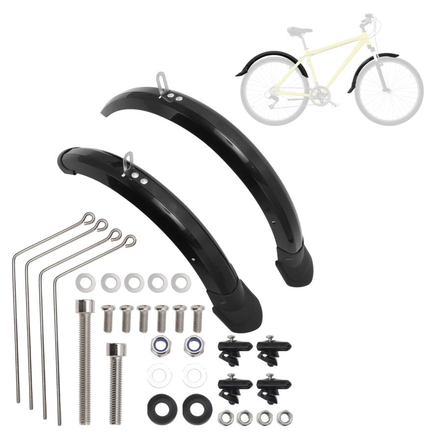 BULLSPANN 自転車 フェンダー 泥除け ディスクブレー フルカバー 16