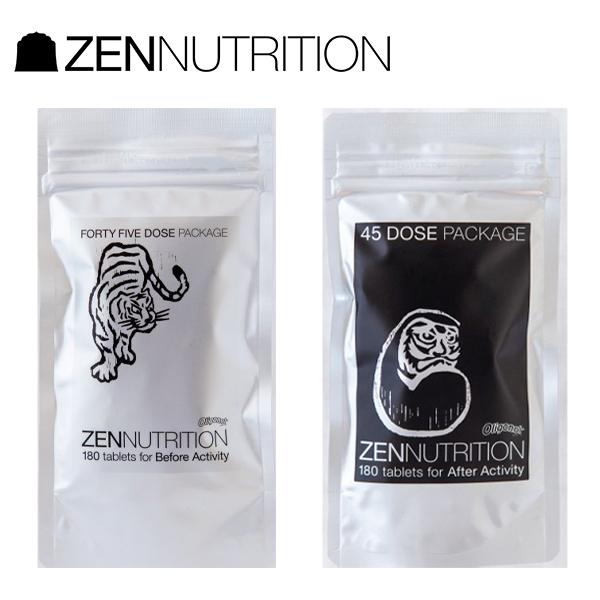 ZEN NUTRITION ゼンニュートリション トラ(Befor)&ダルマ(After) 180粒セット｜sotoaso-trail