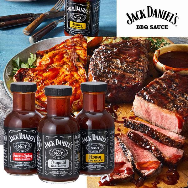 ジャックダニエル BBQソース/バーベキューソース オールドNo.7 285g ハニー/スイート&スパイシー/オリジナル 調味料 香辛料