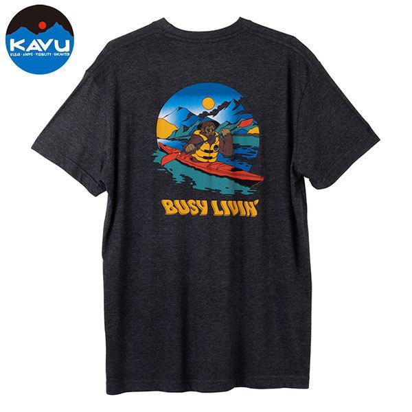 KAVU カブー メンズ Tシャツ 半袖 Sasquatch River Dayz/サスカッチリバーデイズ 19811267 半袖シャツ カットソー トップス｜sotoaso-trail