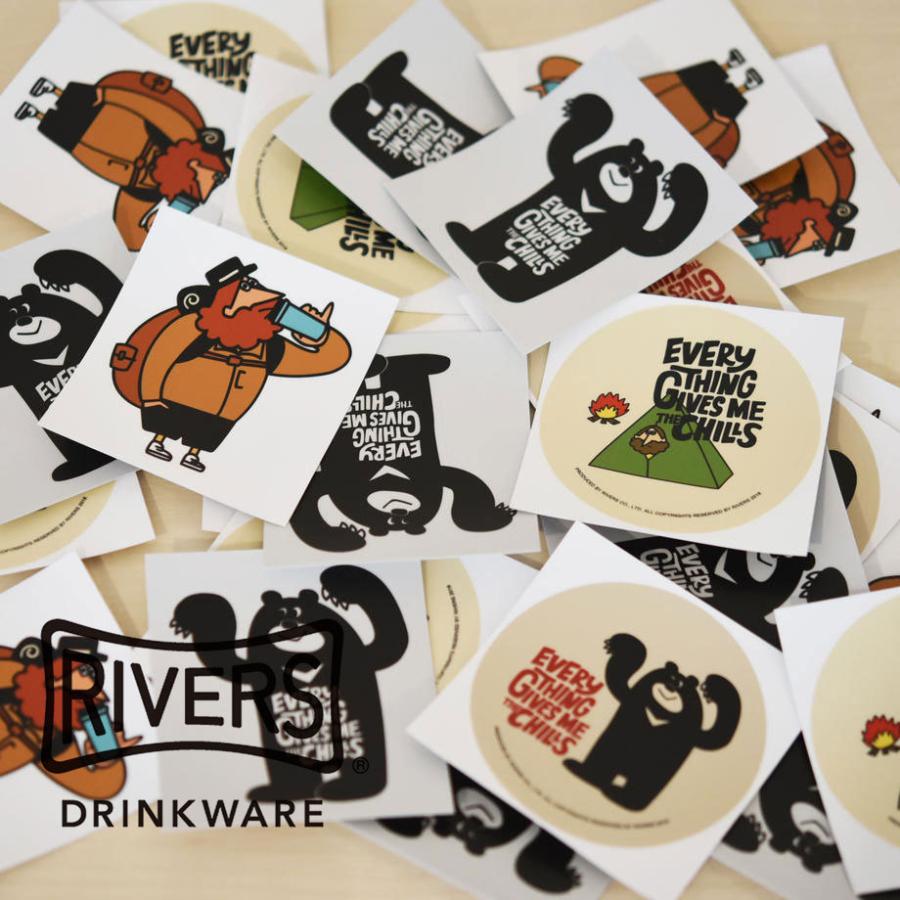 Rivers リバーズ それがいい ステッカー シール かわいい 可愛い おしゃれ かっこいい ブランド アウトドア