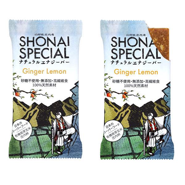 Shonai Special(ショウナイスペシャル) ナチュラルエナジーバー ジンジャー×レモン 3本 登山 トレイルランニング  マラソン 自転車 行動食 補給食｜sotoaso-trail｜03