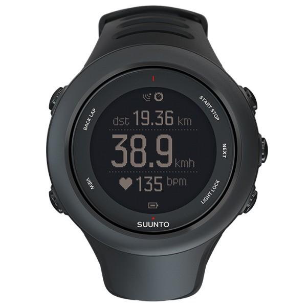SUUNTO(スント)Ambit3 Sport HR Black (アンビット3 スポーツ HR・ブラック)GPS＆心拍計測 アウトドアウォッチ トレイルランニングに最適♪ SS020678000｜sotoaso-trail｜02