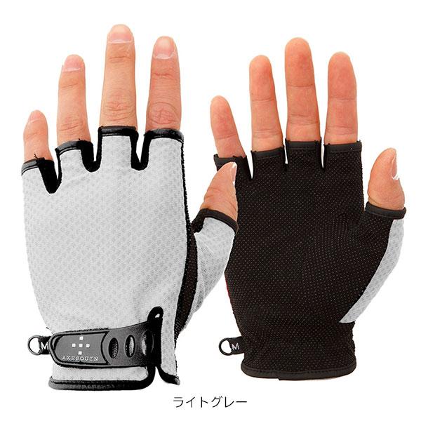 AXESQUIN アクシーズクイン UV Mesh Finger Cut Glove 013067 メンズ・レディース フィンガーレスグローブ メッシュ 指なし手袋 UVカット｜sotoaso｜09