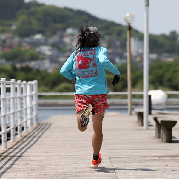 エルドレッソ ELDORESO Watching Long Tee ウォッチングロングT メンズ レディース ユニセックス ブルー ブラウン グレー スポーツ トレーニング ランニングシャツ Tシャツ 吸水 速乾 E1105225 ELDORESO（エルドレッソ） Watching Long Tee E1105225 メンズ